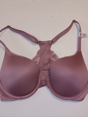 Victoria's Secret Perfect Shape Racerback Push Up Bra Nostalgia Rose 32C NEW
